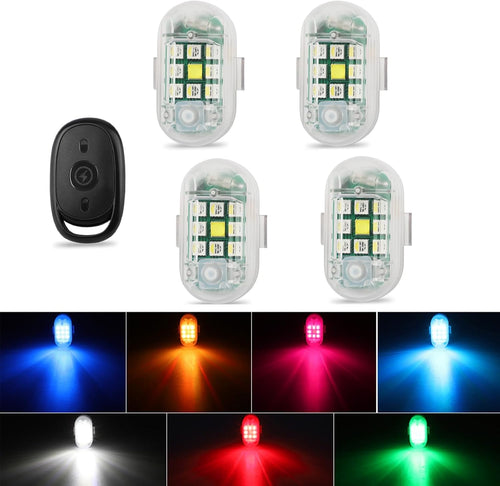 ILUMINAX - 2 Luces LED estrobo magnéticas
