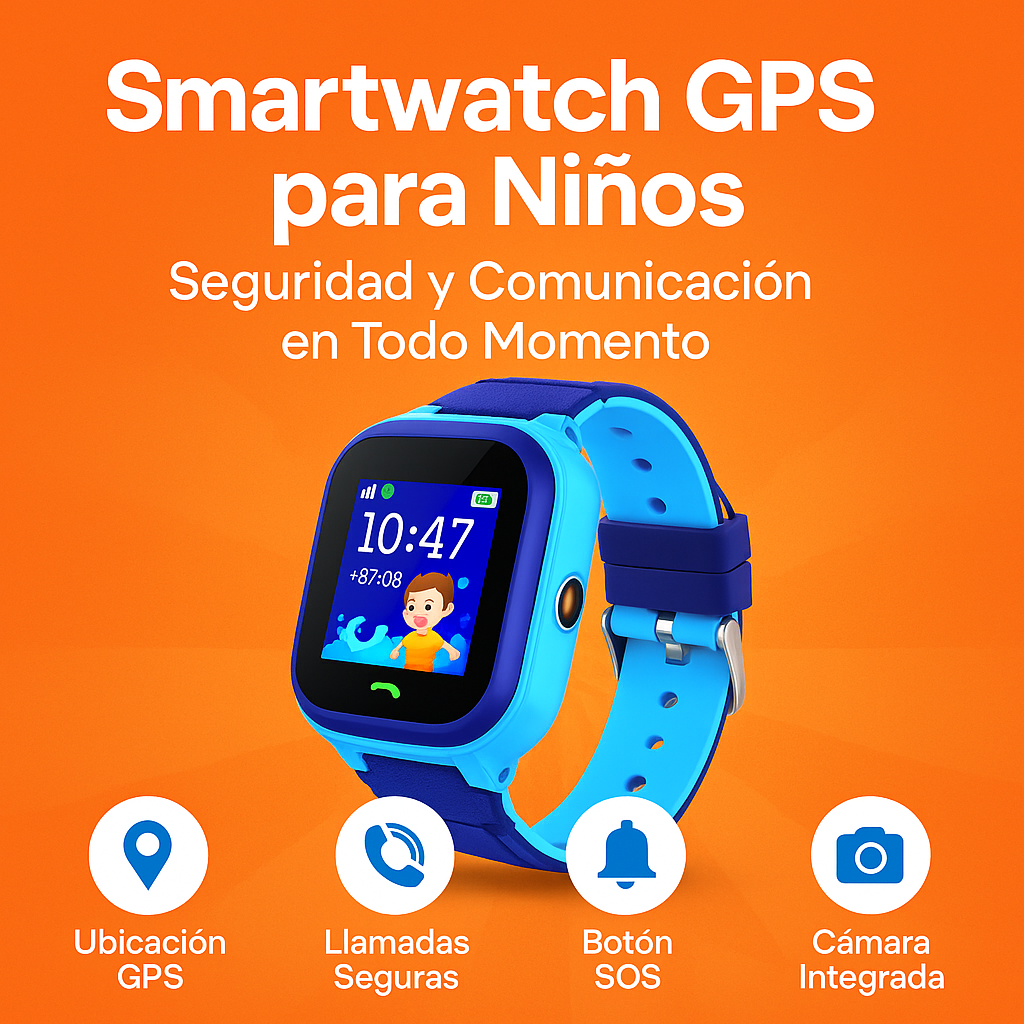 SMARTWATCH GPS ES IDEAL PARA TU HIJO